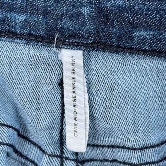 Rag & Bone Cate Mid-Rise Ankle Skinny Jeans Dark Wash Size 30 Denim‎ Stretch - Picture 4 of 8